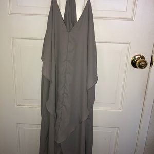 Gray Flowy Dress